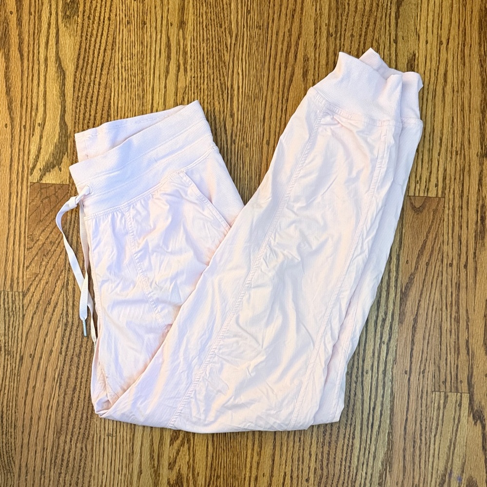 lululemon athletica Light Pink Drawstring Jogger Pants